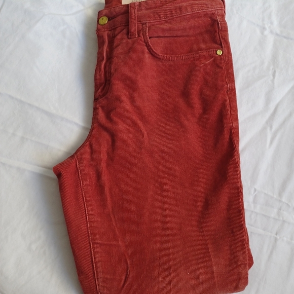 Anthropologie Pilcro and the Letterpress Red Slim Fit Jeans in Corduroy - Picture 3 of 11